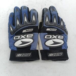 AXO Ride Motocross Gloves Blue     Padded Dirt Bike Off-Road Mens Medium cf